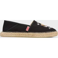 44 - Dame Espadrillos Kenzo Lucky Tiger' Embroidered Canvas Espadrilles Black Womens