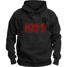Kiss Løs Tøj Kiss Unisex Pullover Hoodie: Slashed Logo XLarge Clothing
