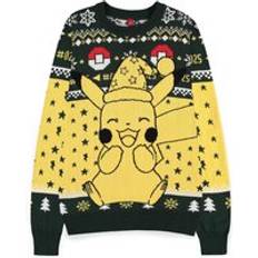 Bomuld - Gul - Unisex Sweatere Difuzed POKEMON Pikachu Christmas Jumper, Unisex KW624802POK Multi-colour Yellow