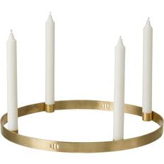 Ferm Living Messing Lysestager Ferm Living Circle Brass Lysestage 2.2cm
