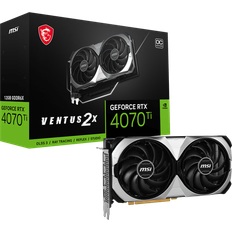 MSI GeForce RTX 4070 Ti Grafikkort MSI GeForce RTX 4070 Ti VENTUS 2X OC HDMI 3 x DP 12GB