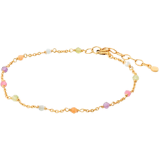 Turmalin Armbånd Pernille Corydon Rainbow Bracelet - Gold/Multicolour