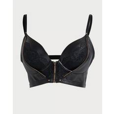 Hunkemöller BH'er Hunkemöller Talia formstøbt longline push-up-bøjle-bh sort