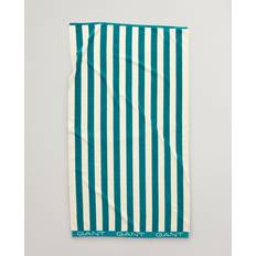 Gant Home Block Stripe Strandhåndklæde 100x180 Blå