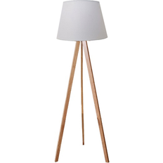 Unilux Træ Gulvlamper & Havelamper Unilux Tooka Uplight Bamboo/White Gulvlampe 152cm