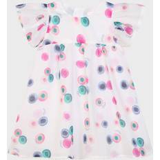 Chloé Girl's Merger Printed Short-Sleeve Dress, 6M-3