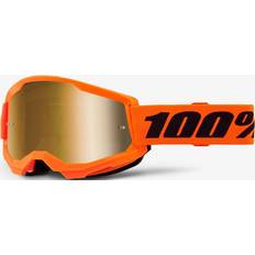 100% Strata Essential motocrossglasögon orange/svart