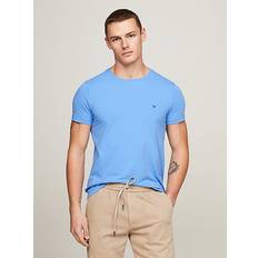Tommy Hilfiger Blå T-shirts Tommy Hilfiger Crew Neck Extra Slim Fit T-Shirt BLUE SPELL