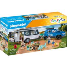 Playmobil Elefanter Legetøj Playmobil Family Fun Caravan with Car 71423