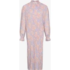 Noella Rebecca Long Dress Lavender/Apricot Print