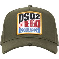 DSquared2 Kasketter DSquared2 TROPICAL MILITARY GREEN BASEBALL CAP GREEN