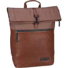 Jost Brun Rygsække Jost Backpack Courier Rolltop Rygsække Magasin Cognac Leather 30x44x10