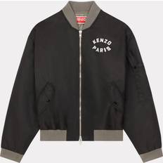 Kenzo Sort Overtøj Kenzo Mens Black Lucky Tiger Brand-embroidered Shell Jacket