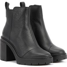 Toms 6,5 Ankelstøvler Toms Rya Leather Women's Black Boots