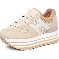 Hogan 0506as sneaker donna maxi 222 rafia shoes Beige