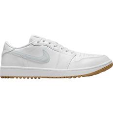 Nike Herre Golfsko Nike Air Jordan 1 Low G M - White/Gum Medium Brown/Pure Platinum