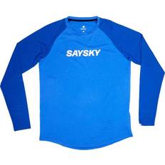 Saysky Logo Pace Longsleeve blau