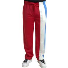 Dolce & Gabbana Polyester Bukser & Shorts Dolce & Gabbana Multicolor Polyester Men Sweatpants Pants IT48