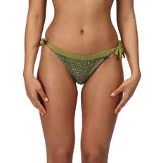 12 - Grøn Bikinitrusser Regatta Womens/Ladies Flavia Abstract Bikini Bottoms Green Fields