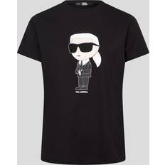 Karl Lagerfeld Ikonik -t-shirt, Frau, Schwarz, Größe: