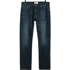 Gant 42 Jeans Gant Regular Fit Archive Wash Jeans - Dark Blue Archive