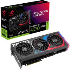 GeForce RTX 4070 Ti Super - Nvidia Geforce Grafikkort ASUS ROG Strix GeForce RTX 4070 Ti SUPER OC 2xHDMI 3xDP 16GB