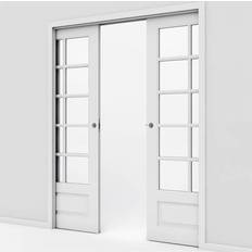 Safco Doors Double Solid London with 95/120 Built-In Frame Skydedør S 0502-Y (170x210cm)