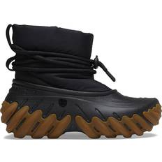 9,5 - Hurtigsnøring - Unisex Støvler Crocs Echo Boot - Black/Gum