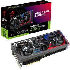 ASUS GeForce RTX 4080 Super Grafikkort ASUS ROG Strix GeForce RTX 4080 SUPER OC Edition 2xHDMI 3xDP 16GB GDDR6X