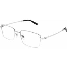 Montblanc Herre Brille Montblanc MB0313OA Silver Rectangle Men