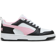 Puma Snørebånd - Tekstil - Unisex Sneakers Puma Rebound V6 Low - Black/Pink Lilac/White