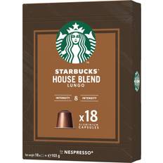 Starbucks Kaffe Starbucks Nespresso House Blend Coffee Capsule 103g 18stk