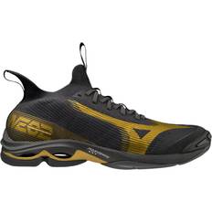 Sort - Unisex Volleyballsko Mizuno Wave Lightning Neo2 - Black Oyster/MP Gold/Iron Gate