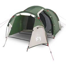 vidaXL Camping Tent 4 People Green