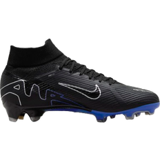 Nike Dame - Fast underlag (FG) Fodboldstøvler Nike Zoom Mercurial Superfly 9 Pro FG - Black/Hyper Royal/Chrome