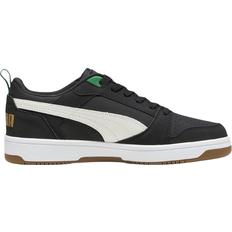 Puma 10 - 37 ⅓ - Herre Sneakers Puma Rebound Low 75 M - Black/Warm White/Archive Green/Gold/Pristine