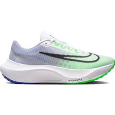 13 - Herre - Hvid Løbesko Nike Zoom Fly 5 M - White/Green Strike/Racer Blue/Black