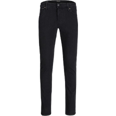 Herre - S - Sort Jeans Jack & Jones Glenn Original SQ 356 Slim Fit Jeans - Black/Black Denim