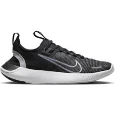 Nike 46 - Dame - Fast underlag (FG) Løbesko Nike Free RN NN W - Black/Anthracite/White