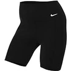 Nike Dame - L - Nylon Shorts Nike Women's Zenvy Gentle Support High Waisted 8" Biker Shorts - Black