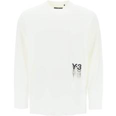 Y-3 6 Tøj Y-3 long-sleeved t-shirt with logo print White White