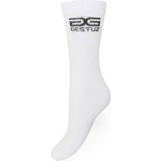 Gestuz Undertøj Gestuz new logo socks Bright White hvid