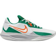 Nike 43 ½ - Dame Basketballsko Nike Precision 6 - White/Malachite/Sundial/Safety Orange