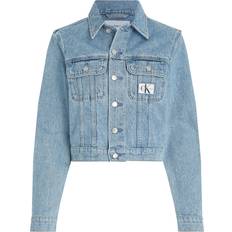 Calvin Klein S Overtøj Calvin Klein Cropped 90's Denim Jacket Denim