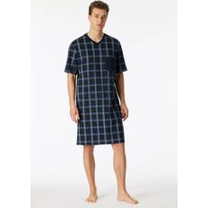 Schiesser Natkjoler Schiesser Nachthemd Sleepshirt blau