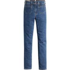 Levi's Dame - L34 Jeans Levi's 724 High Rise Tailored Jeans - Stage Fright/Blue