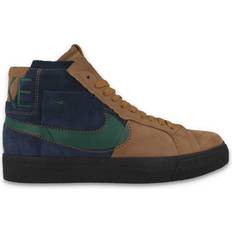 Nike 40 ½ - Brun - Unisex Sneakers Nike SB Zoom Blazer Mid Premium - Legend Dark Brown/Obsidian/Light British Tan/Fir