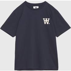 Wood Wood T-shirts & Toppe Wood Wood Ace Logo T-shirt, Eternal Blue
