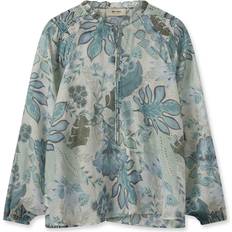 Mos Mosh Grøn Bluser Mos Mosh Mmeisa Sarasa Blouse Bluser 159420 Wasabi