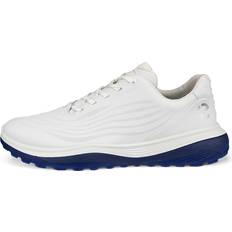 Ecco 8,5 - Herre Golfsko ecco LT1 Golf Shoes White/Blue 132264-11007 UK 12.5 Regular Fit